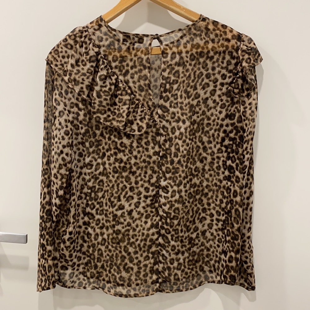 TOPSHOP leopard blouse - Picture 3 of 10